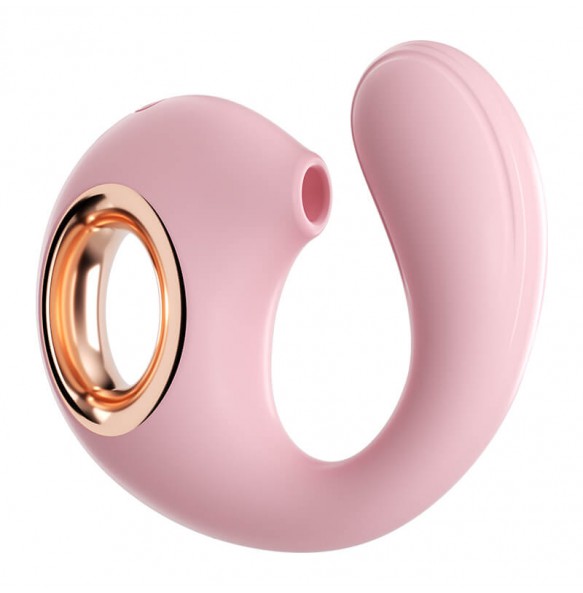 MizzZee - Dolphin Suction Vibrator (Chargeable - Pink)